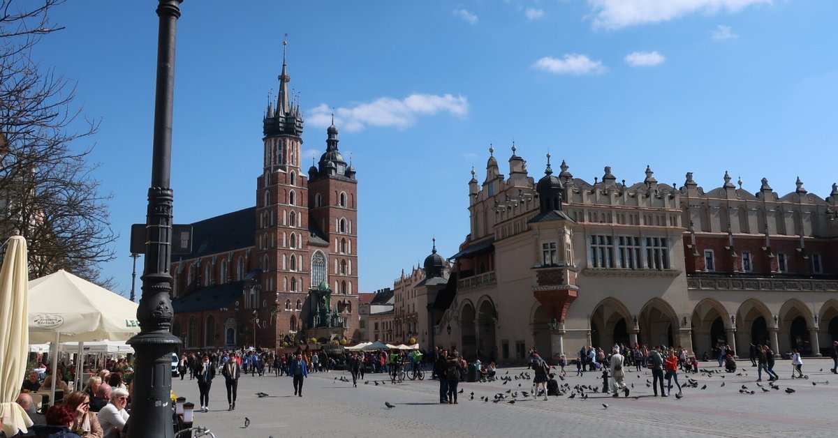 ポーランド クラクフ 聖マリア聖堂 油絵 キャンバス ポーランド クラクフ 聖マリア聖堂 油絵 キャンバス ポーランド