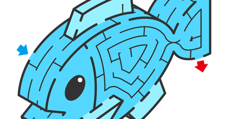 魚のアイソメ迷路 吉川めいろ Meiro Yoshikawa Note