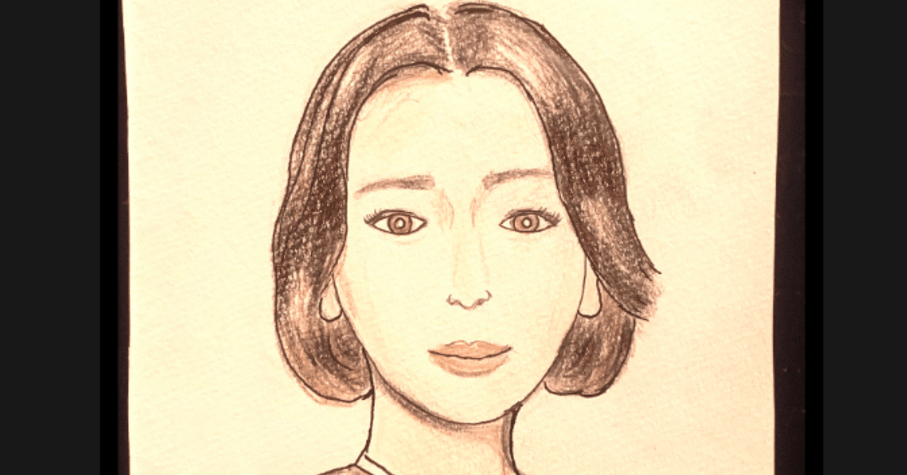 25/2/5 似顔絵#300女優の宮沢りえさん💐描きました！阿修羅の