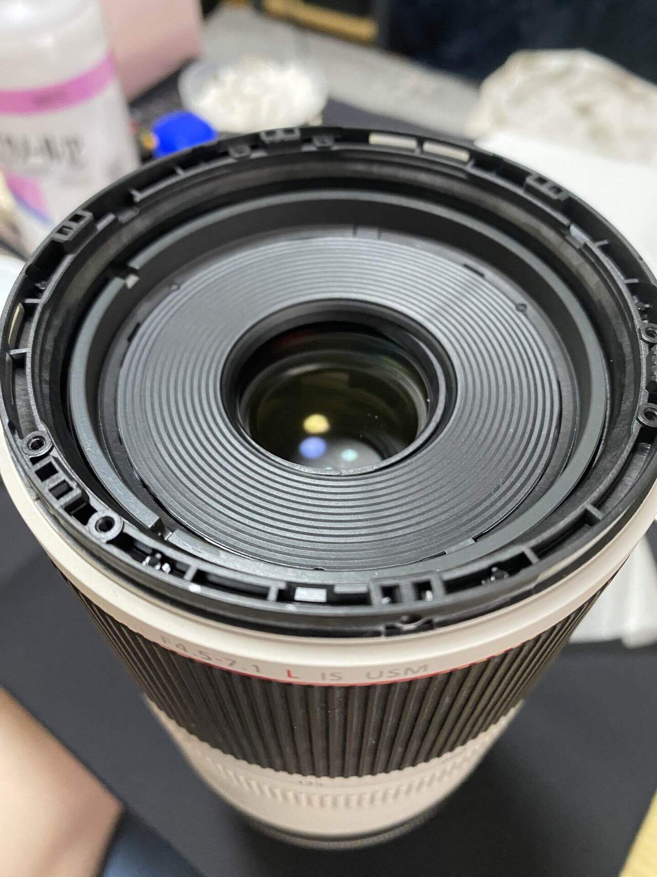 canon レンズ　RF100 500 箱付き　前玉傷、躯体ヒビ canon レンズ RF100 500 箱付き 前玉傷、躯体ヒビ - メルカリ