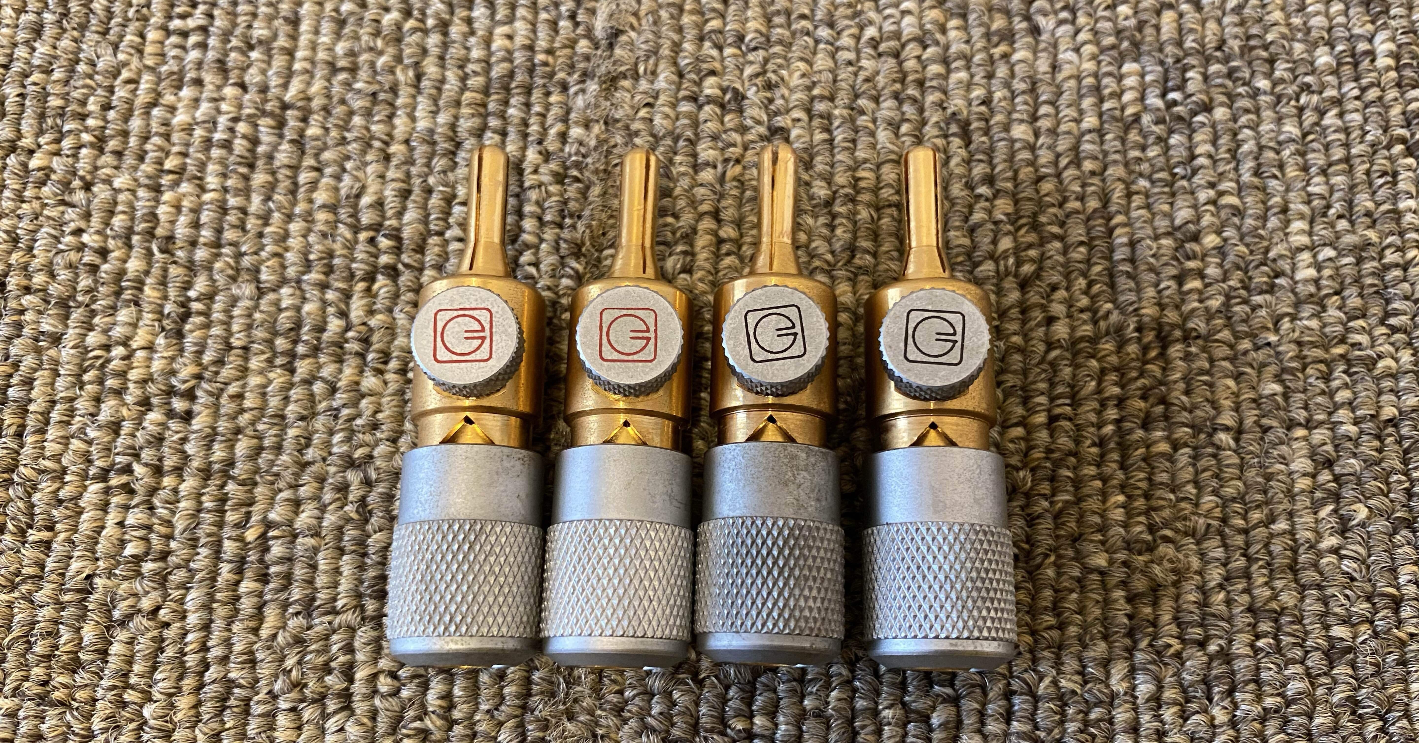 GOLDMUND ゴールドムンド　バナナプラグ 8個セット Yahoo!オークション -「goldmund banana」の落札相場・落札価格