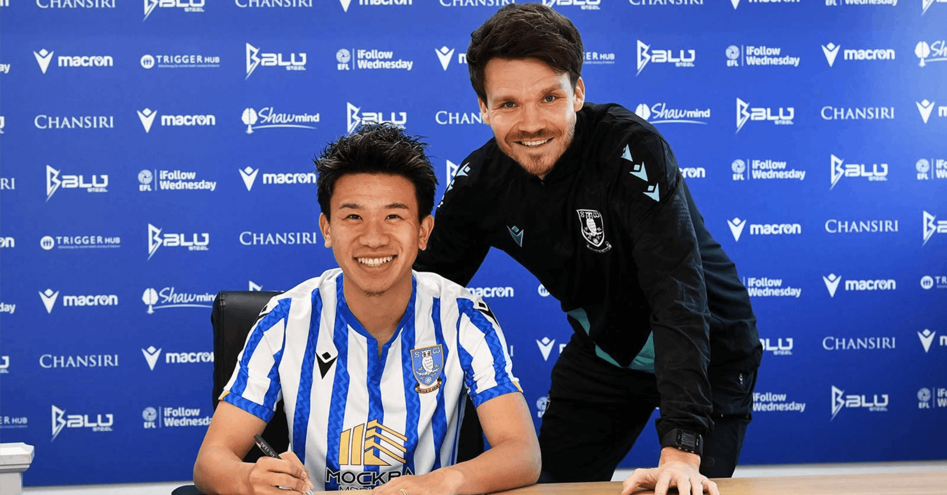 初瀬亮が加入のシェフィールド・ウェンズデイ 指揮官は