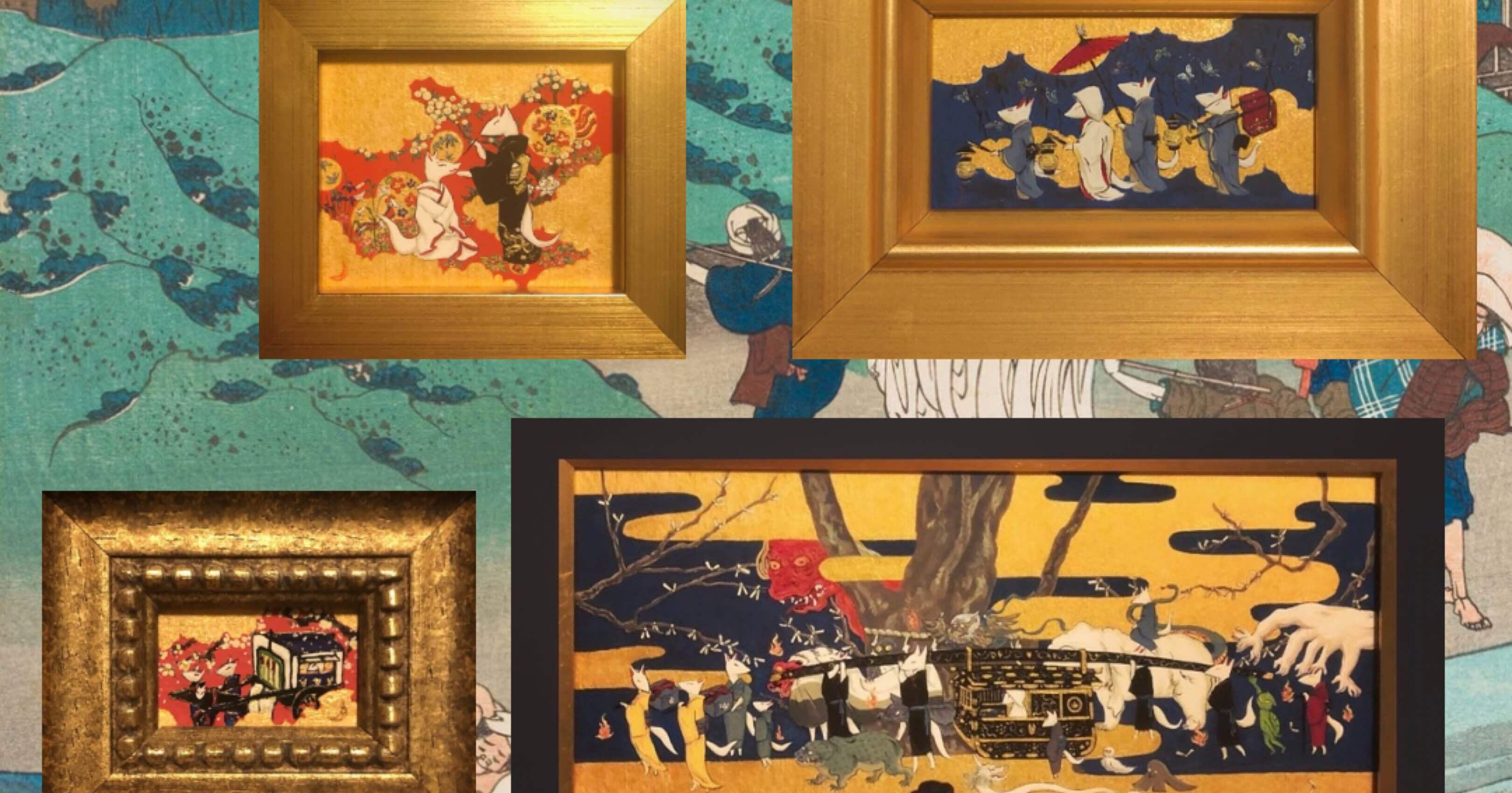 狐の嫁入り」シリーズ｜扇浦レミイ@妖怪画家