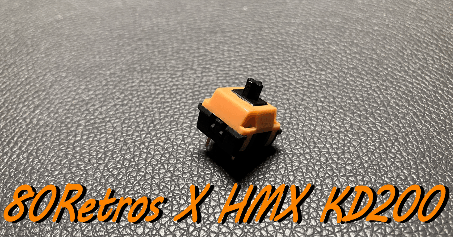 キースイッチレビュー】80Retros X HMX KD200を使ってみました｜ヒトガタ