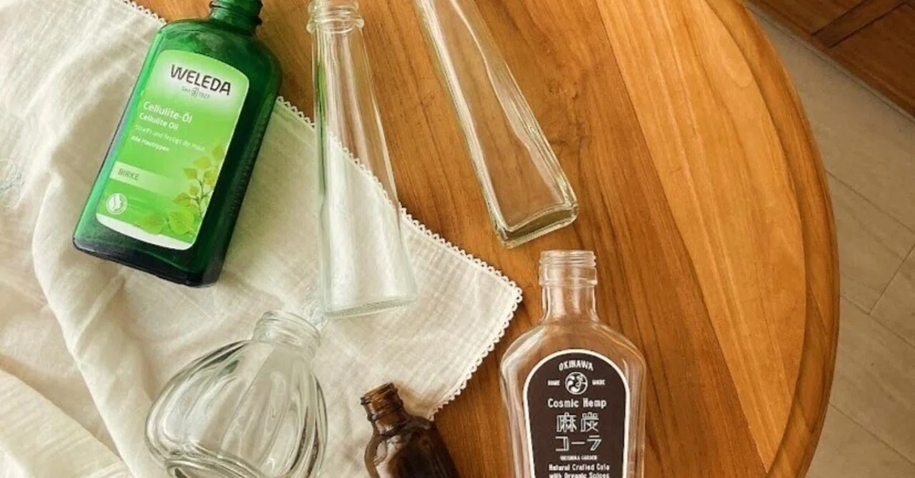 空き瓶の再利用/我が家のお気に入りたち｜とと🌻無理しない暮らし