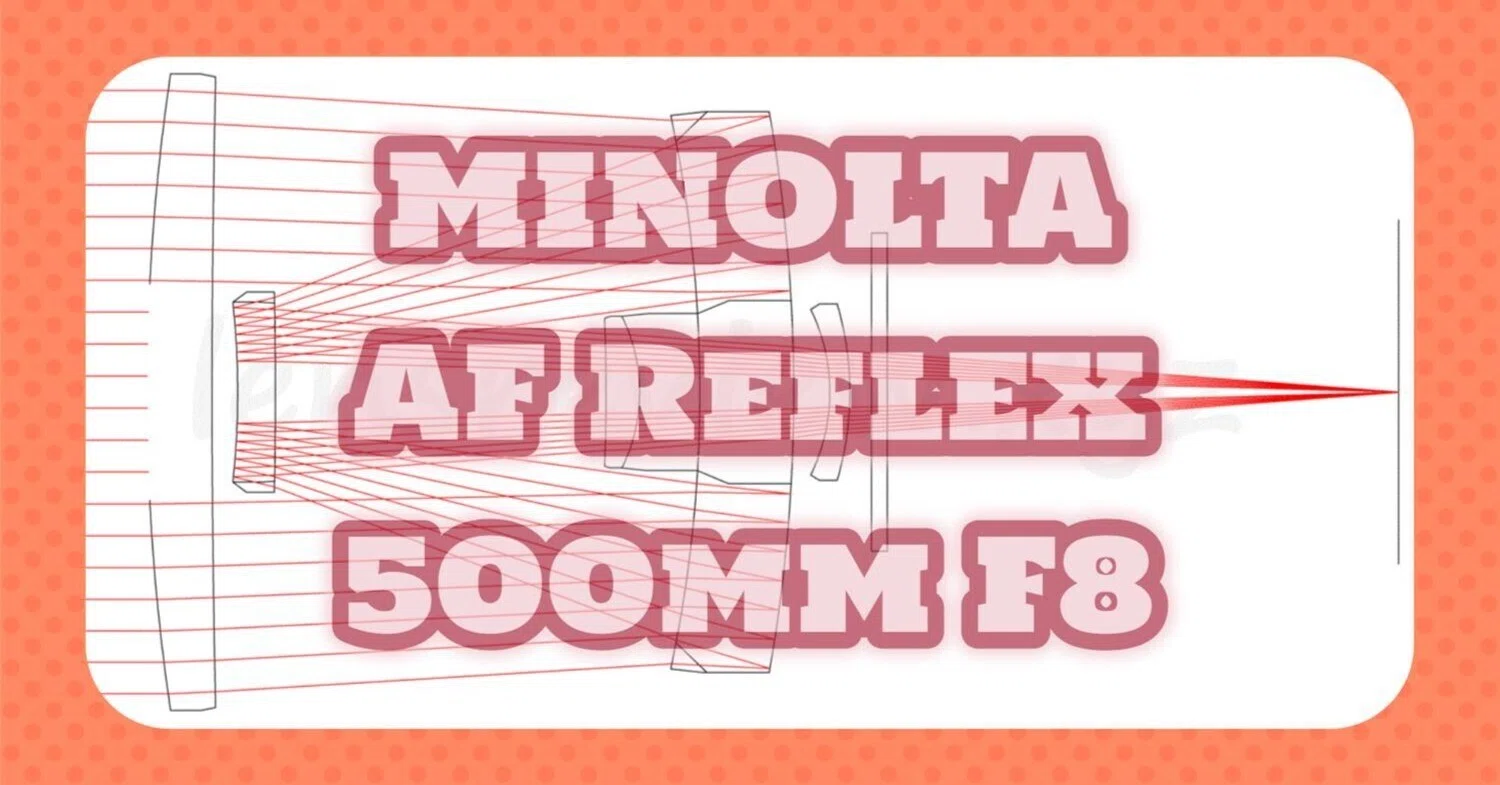 深層解析】ミノルタ反射望遠レンズ MINOLTA AF Reflex 500mm F8 : LENS