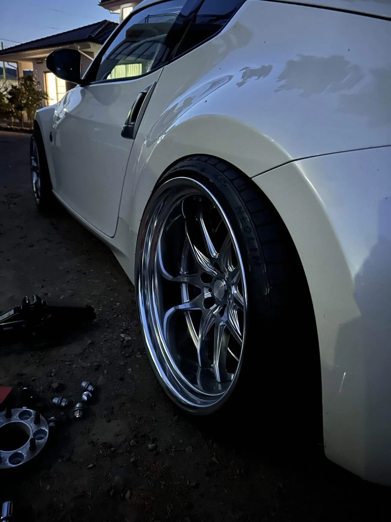 よけ様　オーダーフォーム Z34のフェンダーアーチ上げ｜GO