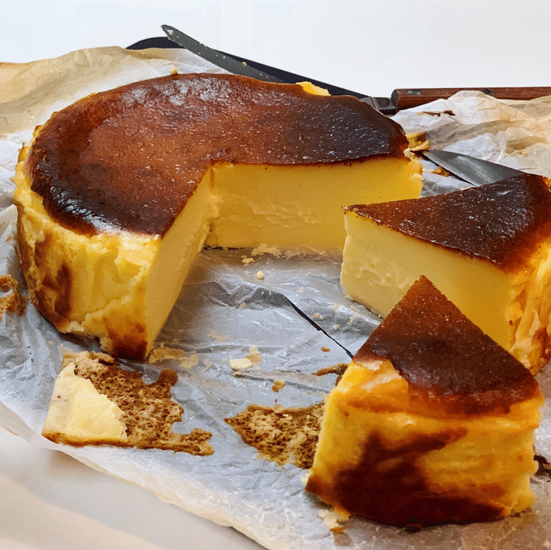 レシピあり わたしのバスク風チーズケーキ 完成 みずのさちこ Note レシピあり わたしのバスク風チーズケーキ 完成 みずのさちこ Note