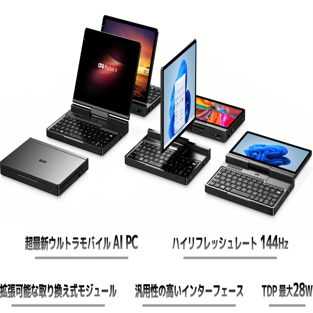 GPD Pocket 4 実機レビュー｜r
