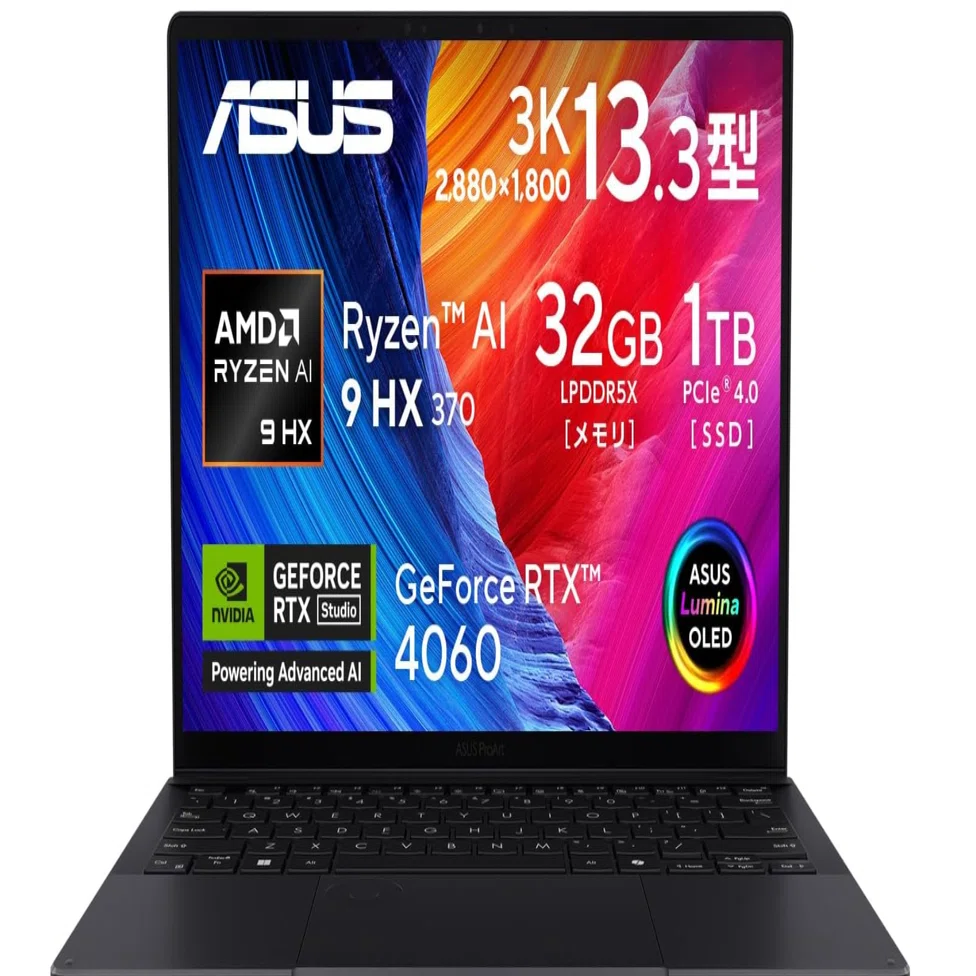 クリエイター待望！ASUS ProArt PX13で創造力が解き放たれる！最新AI