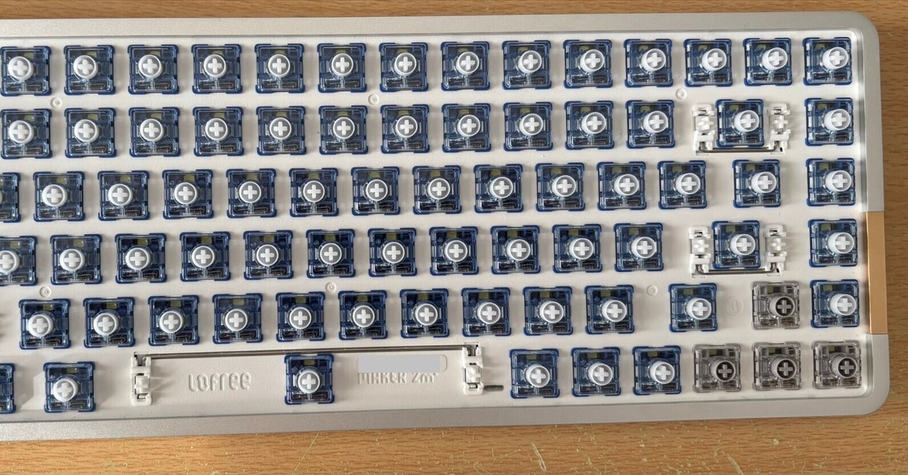 理想の静音ロープロファイルキーボードをLofree Flow 84 + Kailh Deep