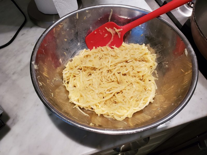 ポテト パンケーキ Latkes とりんち Trinitynyc Note