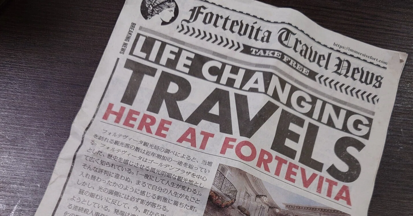 イマーシブフォート東京 フォルテヴィータ事件簿 タロット ガルシア VIVA FORTEVITA!!! いよいよ今週末！ 「フォルテヴィータ住民祭」に