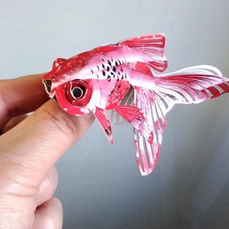 お菓子な金魚 型紙 作り方 第１回 琉金 リュウキン カミヤ Note