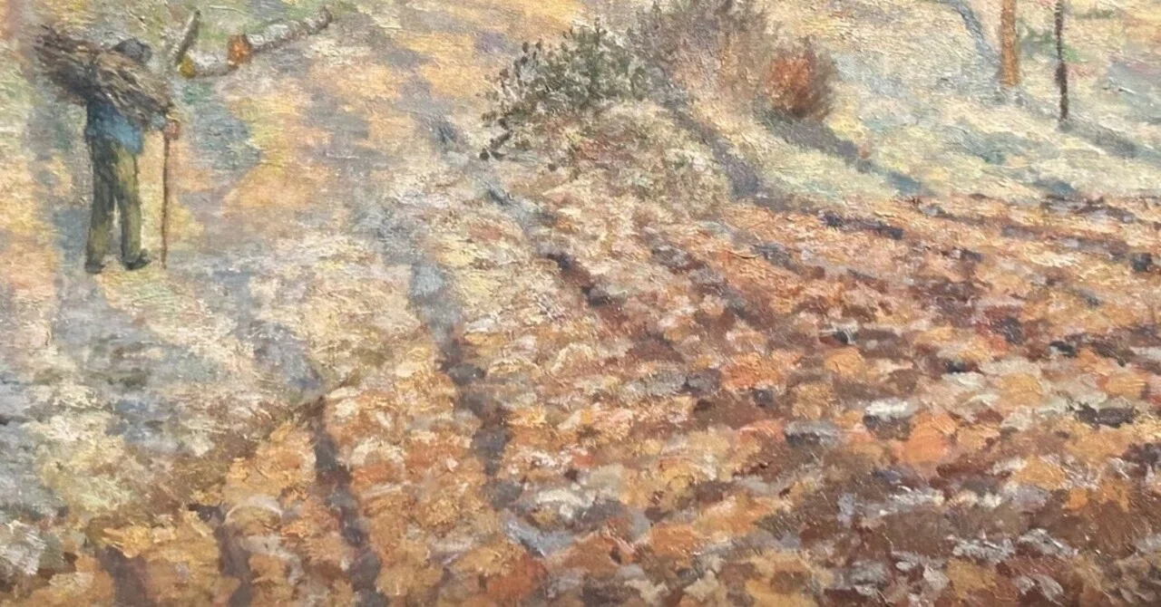 子供のためのオルセー美術館(173)あの線はなに？/ピサロ・凍る土｜子供