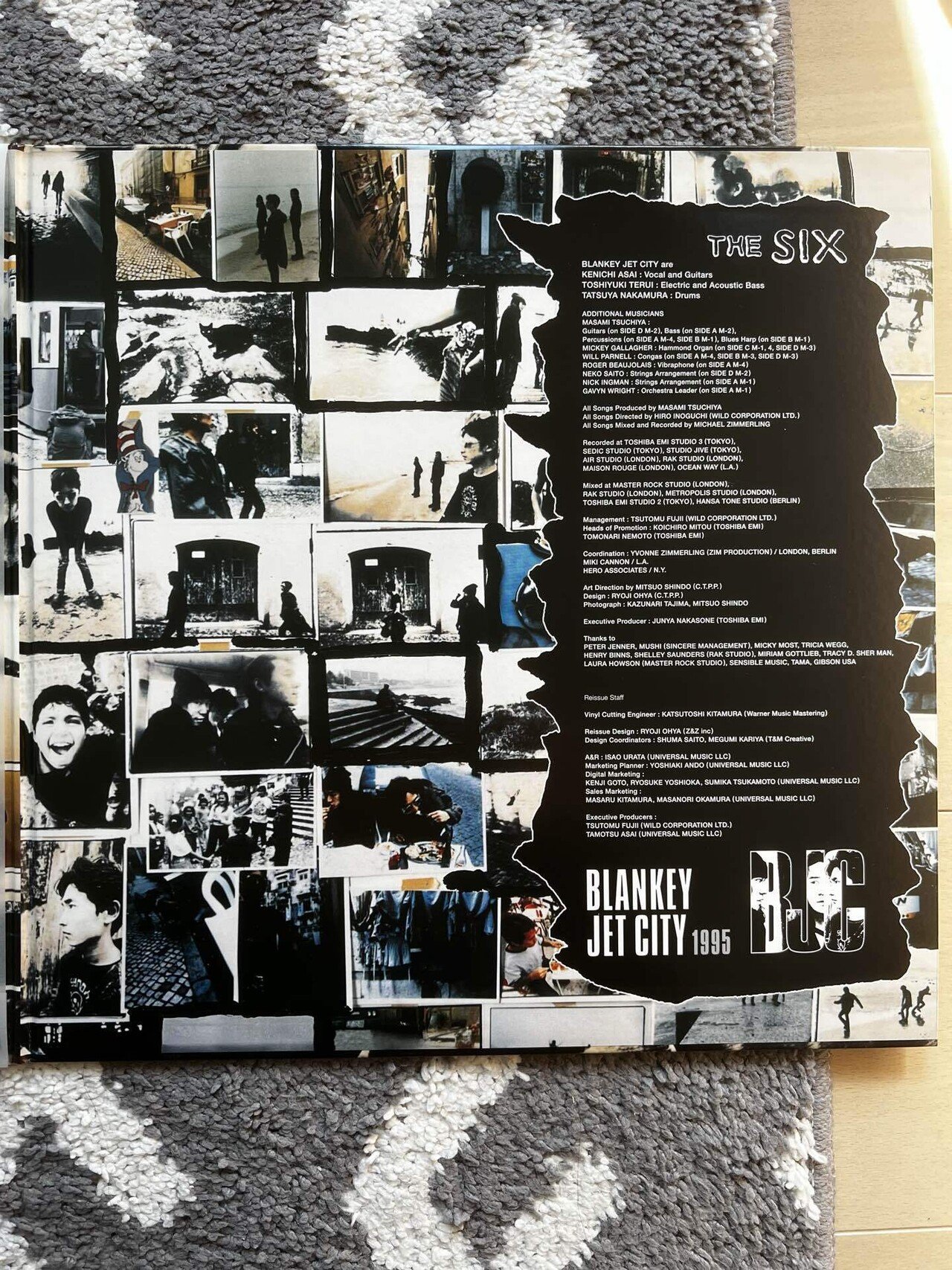 Blankey Jet City」の「The Six」はオリジナルのレコードを持っ