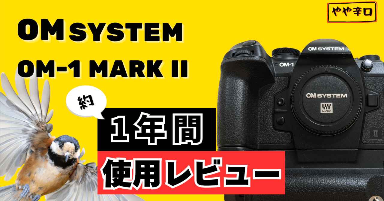 1万字オーバー!!】OM SYSTEM OM-1 MARK II / 1年間使用レビュー