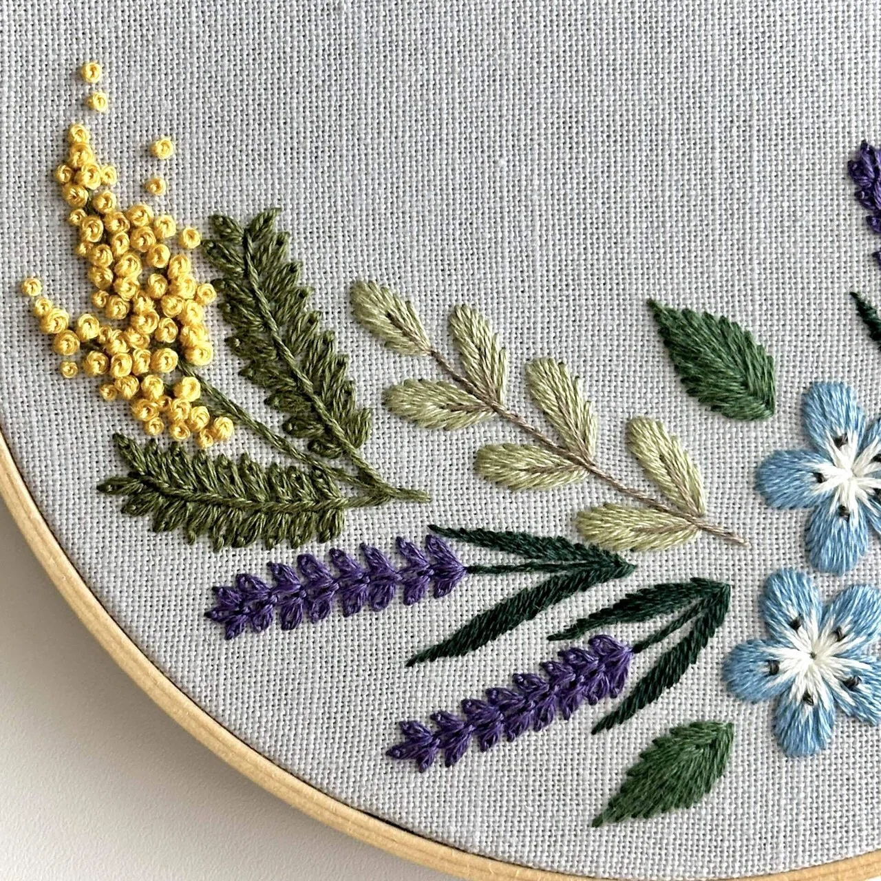 こまち　2020小手　5組（S×1 M×1 Ｌ×3 ）ネーム刺繍入り　新品 PDF Pattern [Various Spring Colors]｜はなこまち/刺繍作家