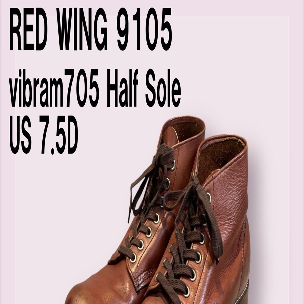 ユーズドソールカスタムブーツ(BASE/メルカリSHOPS)】RED WING/レッド