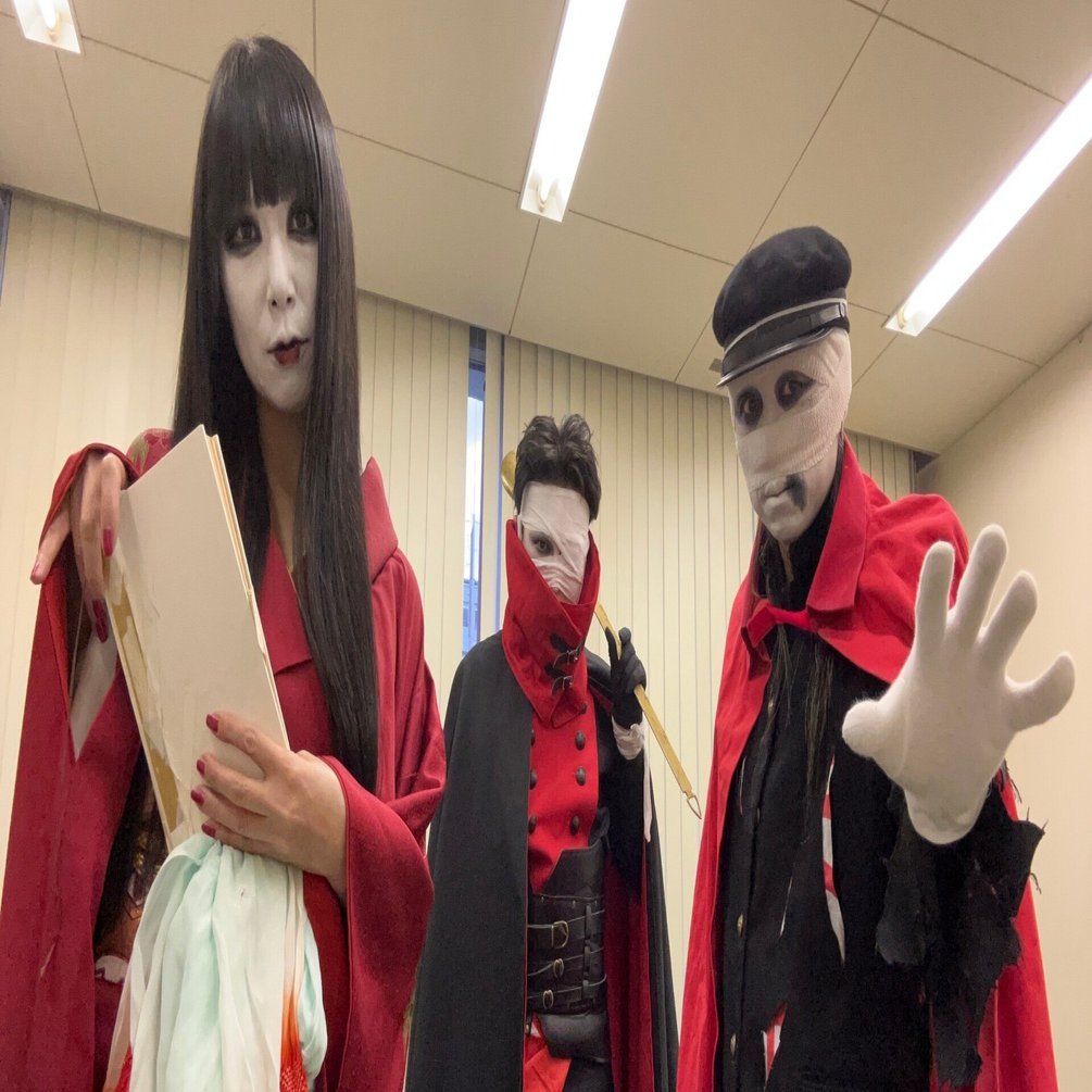 フェスキメ　ツナカン　さんかく旗 天元突破 グレンラガン】カミナVer, レディース ハーフトップ