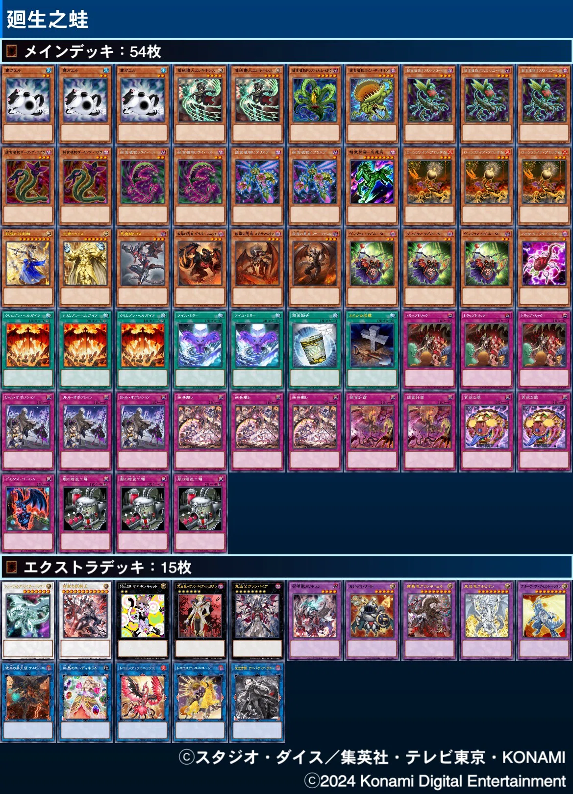 デッキ紹介:【廻生之蛙】｜CLUoooN