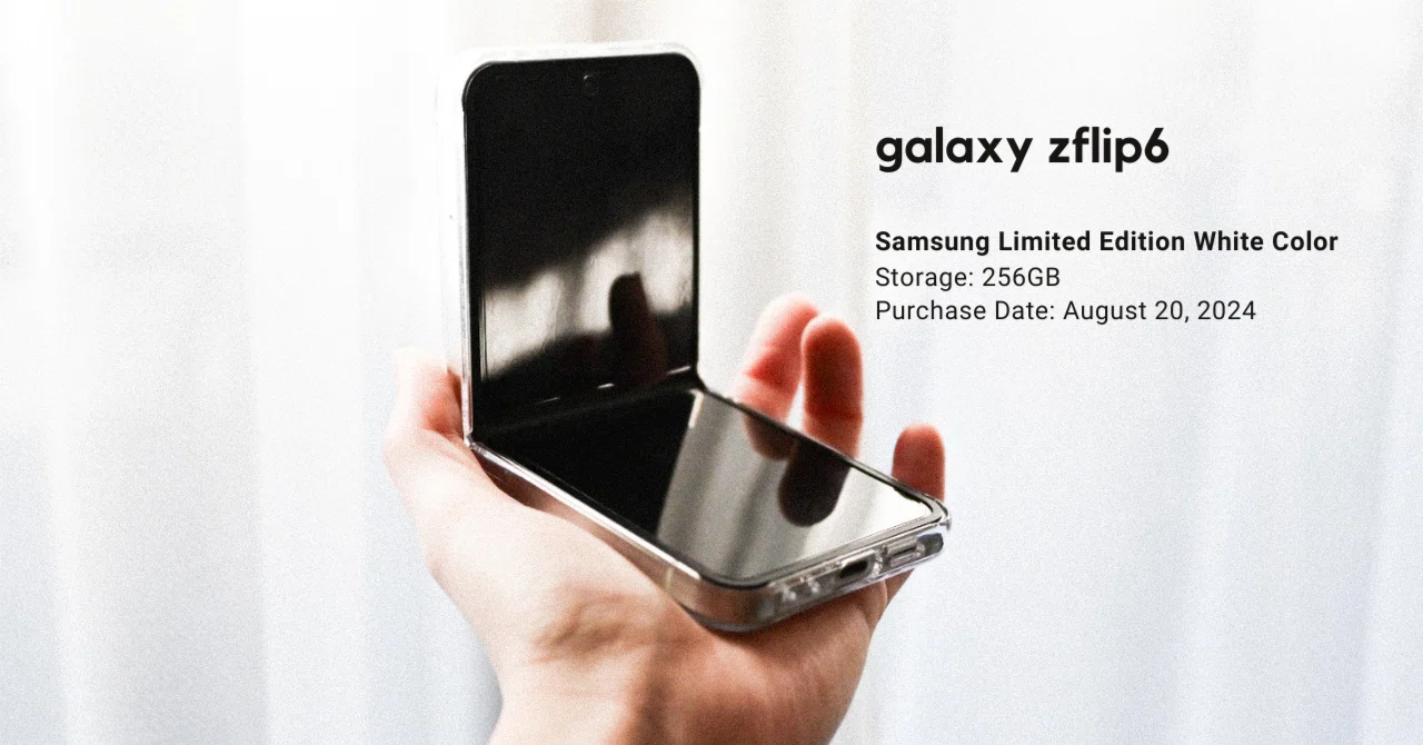 Apple信者が12年目のiPhoneを手放してgalaxy zflip6に乗り換えてみた