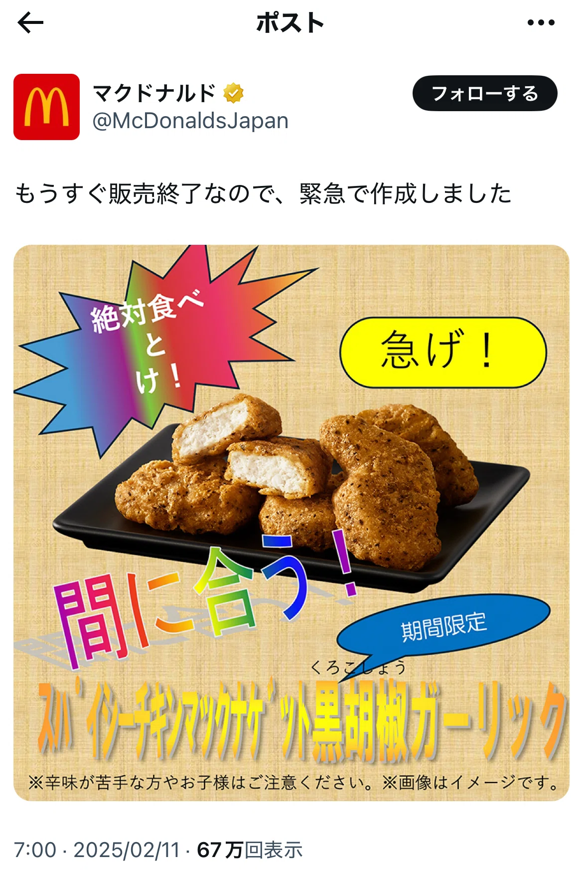 250211 ありがとう、マクドナルド｜あいすこひ