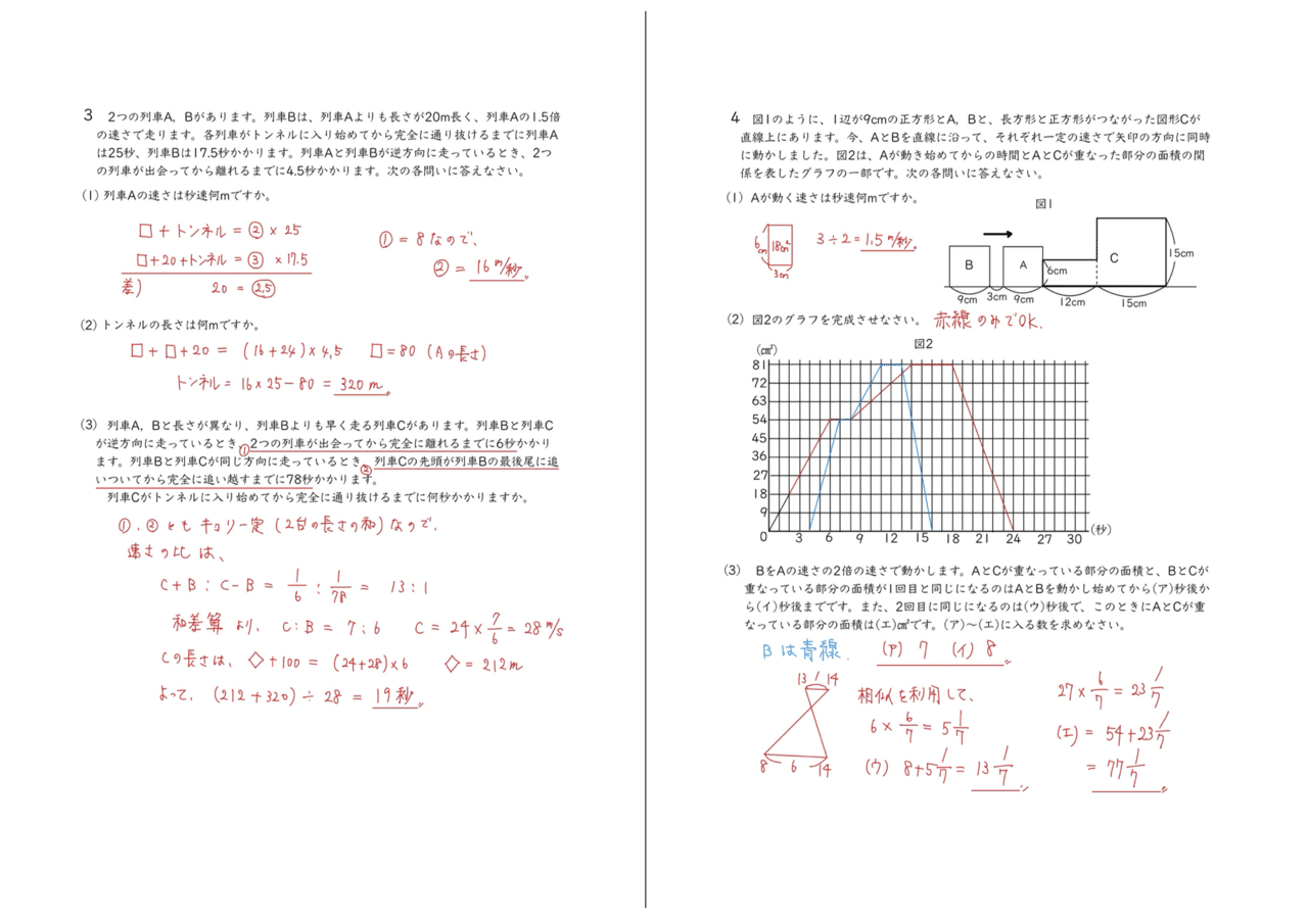2025年 早稲田実業中学部 算数｜うえたけ