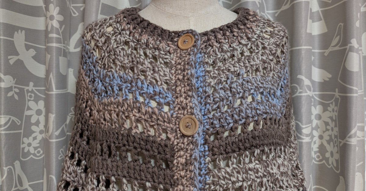 ミックスケークでカーディガンを編みました④｜ミホコ