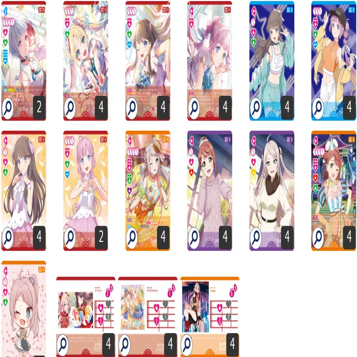 ラブカ】みらぱ嵐珠桃単デッキ｜クアン