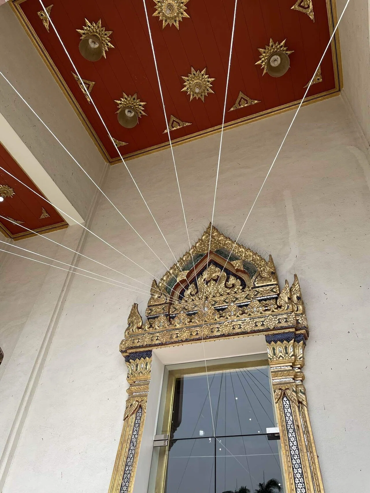 タイ寺院結界儀式記念ยันต์聖布 タイのお寺の“結界”に注目してみる