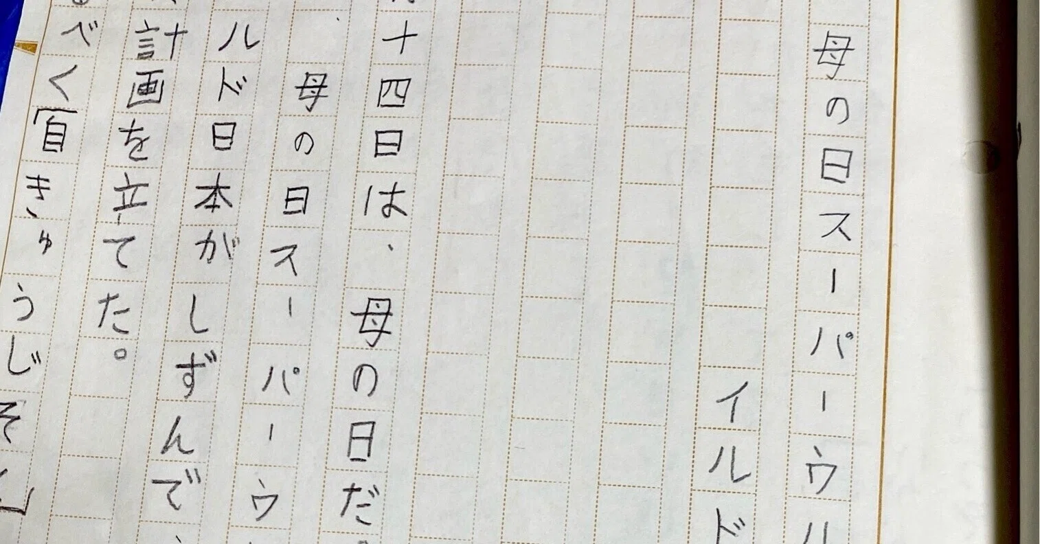 小学生の頃に書いた母の日の作文が出てきたんだけど、なんなんだよこの