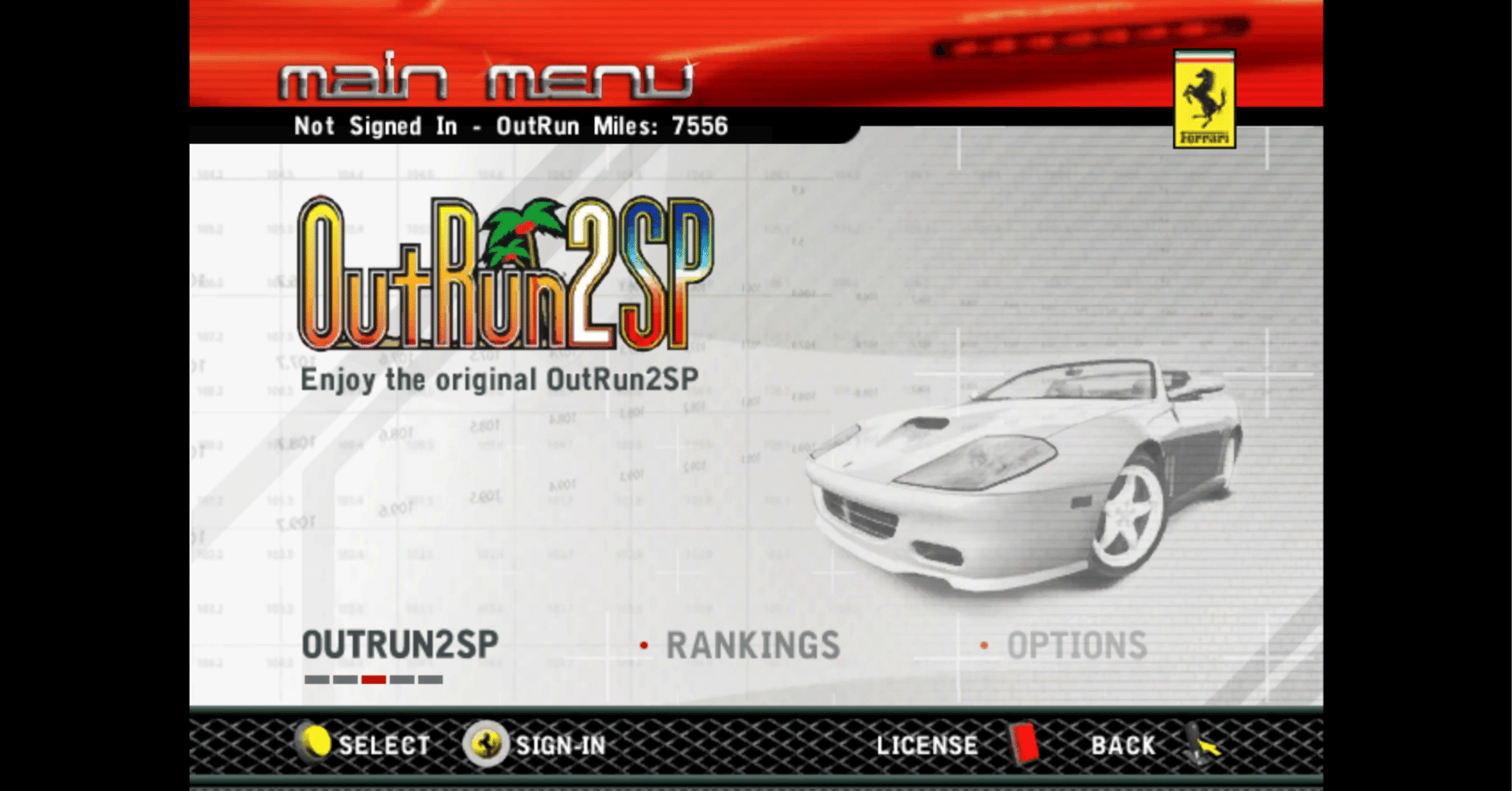 PC版Outrun2006 Coast to Coastが大幅にMODで改善されてとても良くなっ