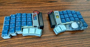 ほぼ未使用】keyball roBa 無線化Keyball39 黒基盤 ほぼ未使用】keyball roBa 無線化Keyball39 黒基盤