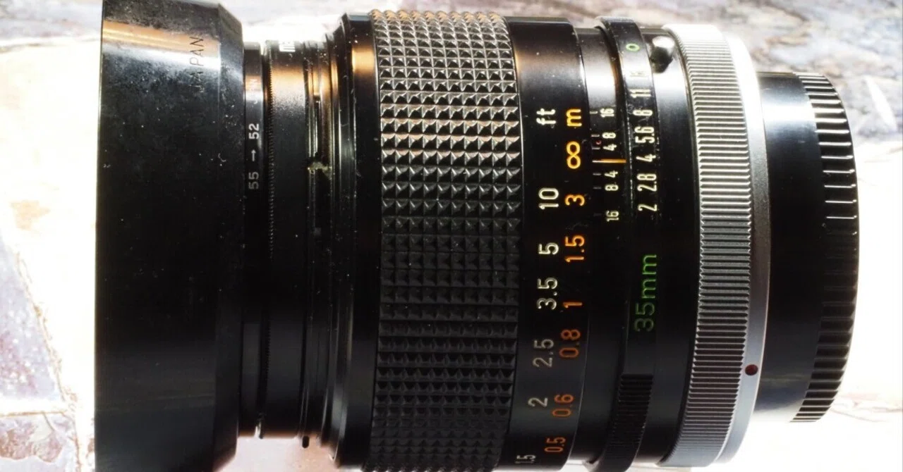 レンズ沼の歩き方」Canon FD 35㎜ 1：2 S.S.C (I)｜saphirinus