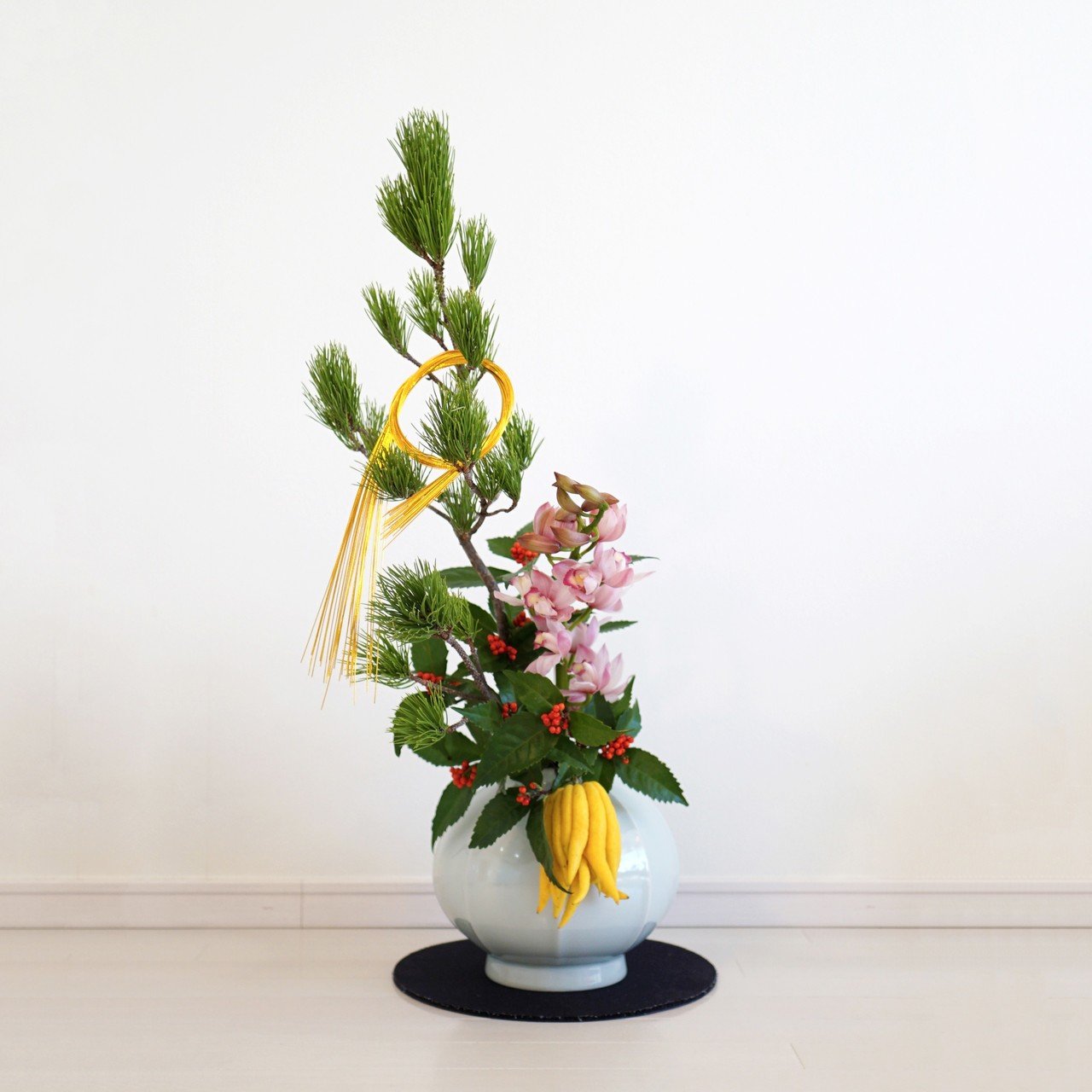 仏手柑 中、小、極小、計6個（1300g）セット 正月飾り 生け花