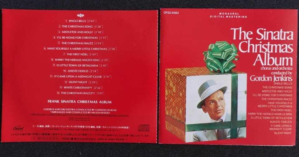 クリスマス音源リスト 8 The Sinatra Christmas Album Frank Sinatra 長老 Note