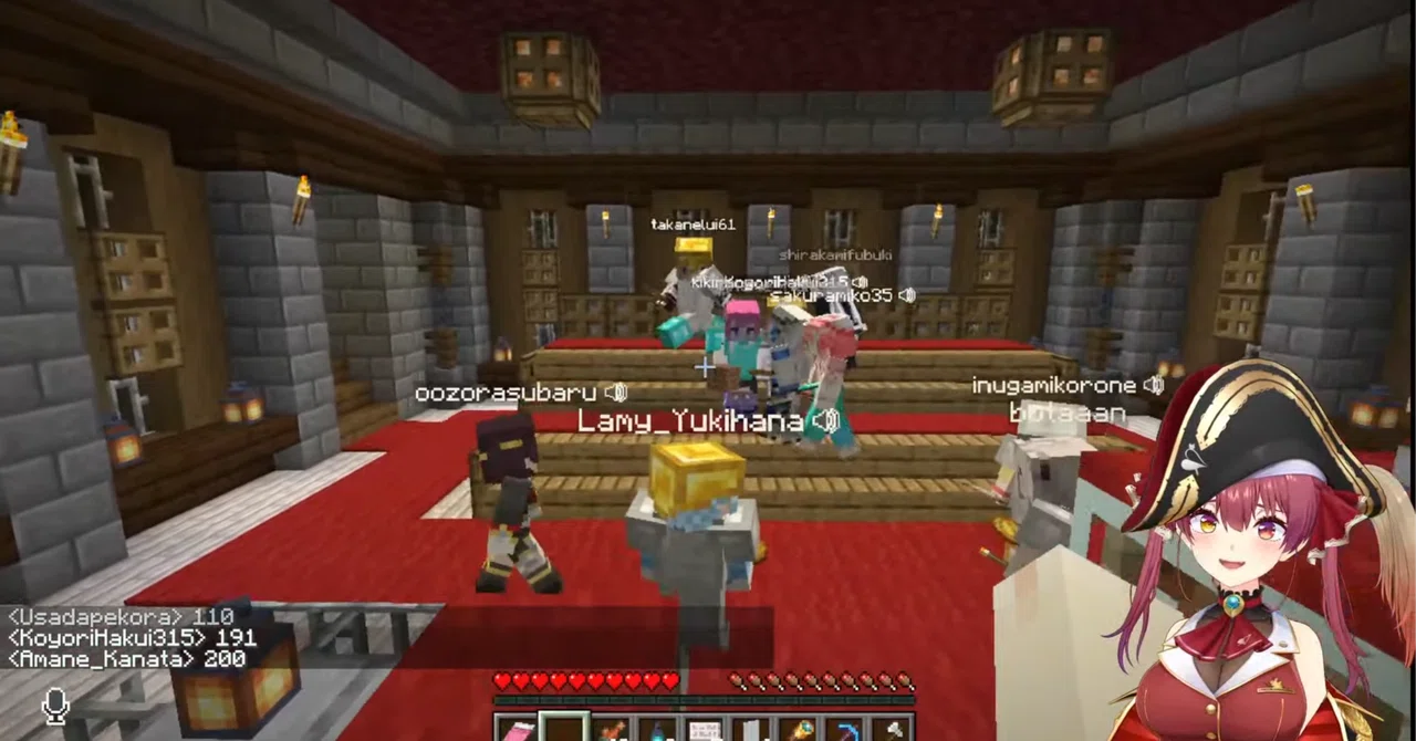 Minecraft Revitalized by the New Server [Hololive Impressions]｜緋奈凛