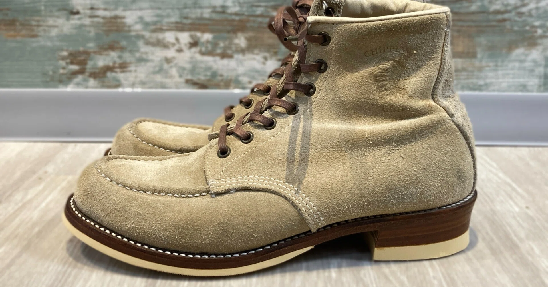ソールカスタム/ブーツカスタム】CHIPPEWA Moc Toe/チペワモックトゥ