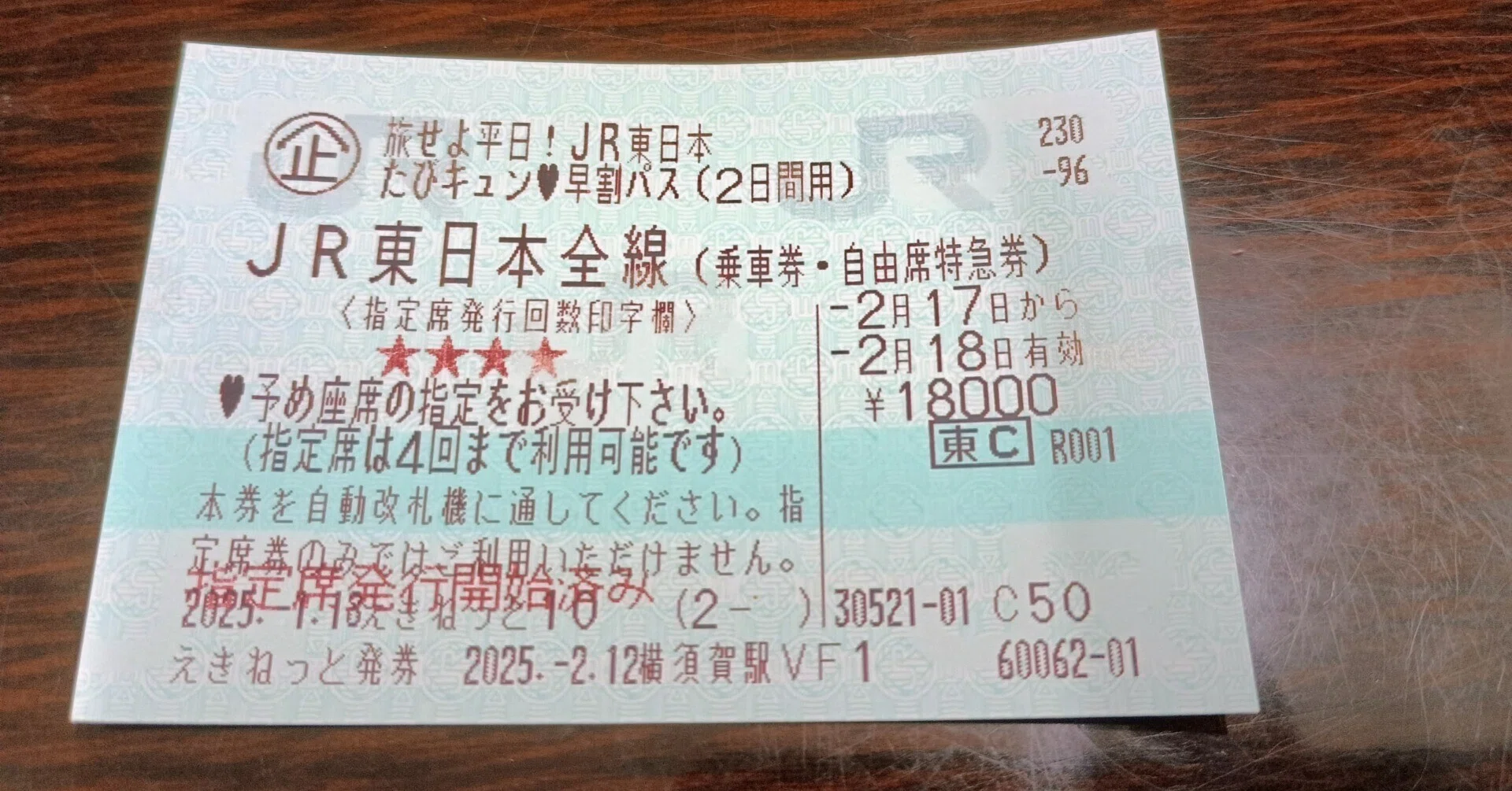 2025年2月 旅せよ平日！JR東日本たびキュン♡早割ぱす「前編
