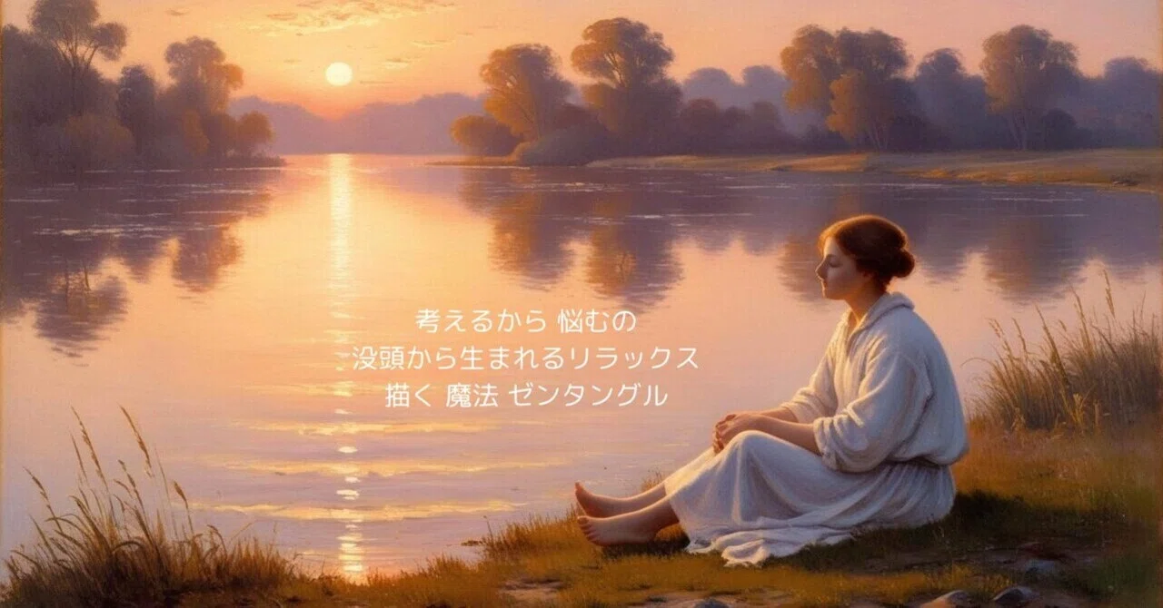 悩み事を忘れるくらい没頭できるゼンタングル講座(動画有)｜Zenchan
