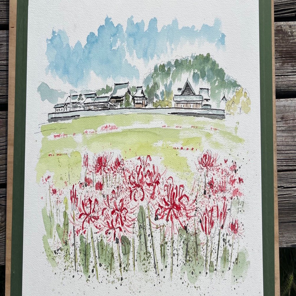 絵描きの絵日記｜明日香村 橘 たちばな｜堀内 誠 画家・アーティスト