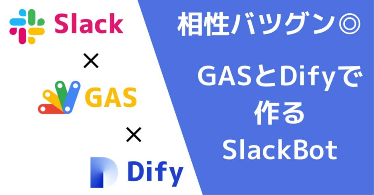 相性バツグン◎】GASとDifyで作るSlackBot｜SAMURAI Biz | 生成AI情報