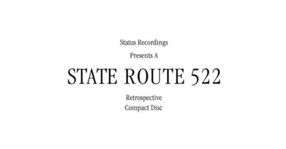 State Route 522 90s emo名盤 Disc Review No.20 [STATE ROUTE 522 / Retrospective Compact