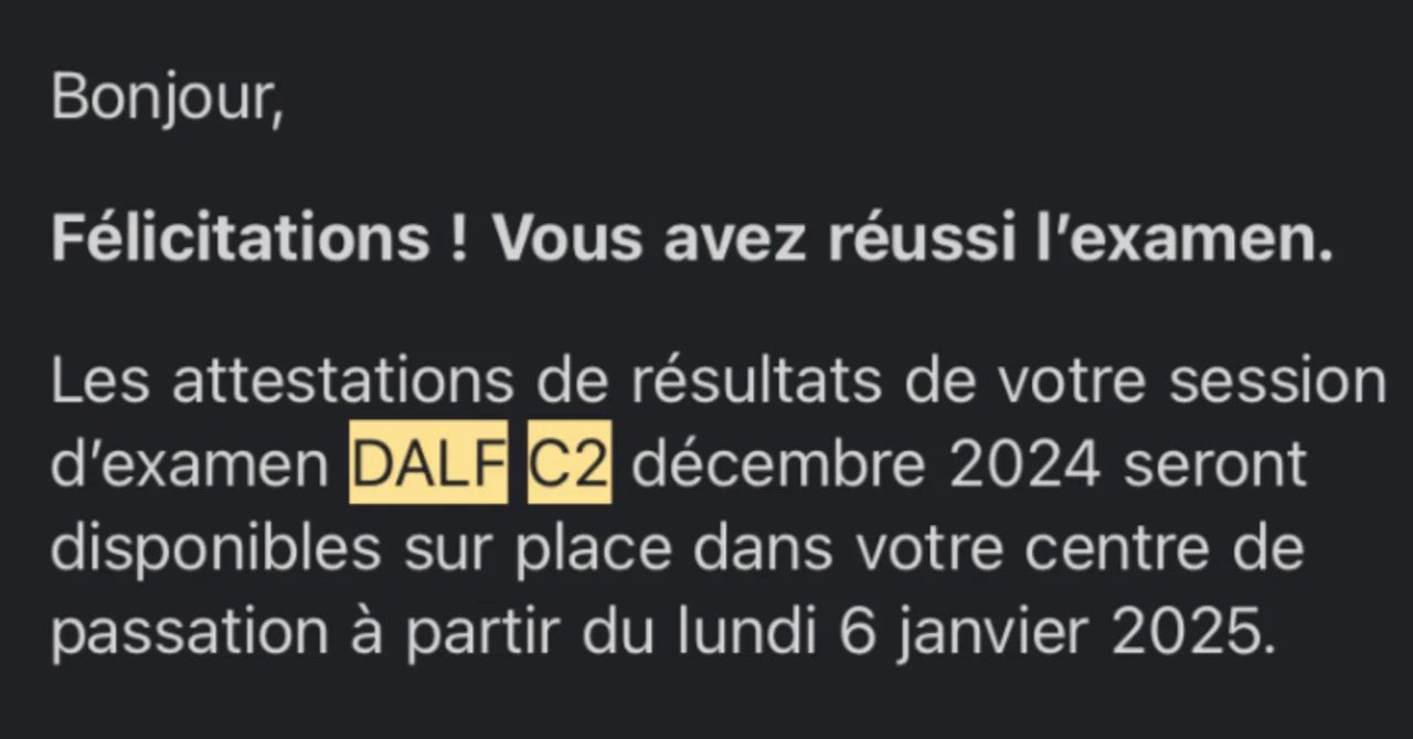 DALF C2 受験・合格体験記 in Paris｜HIRO