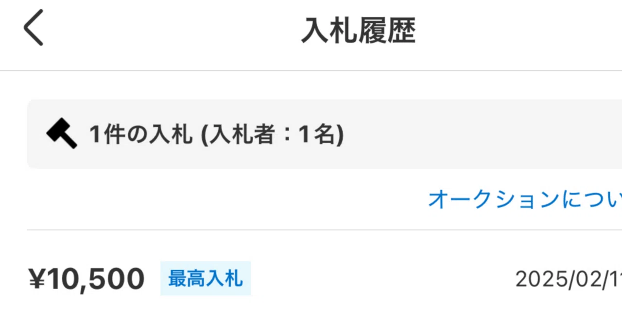 メルカリオークション使ってみた結果｜こぶつのじかん |古物商