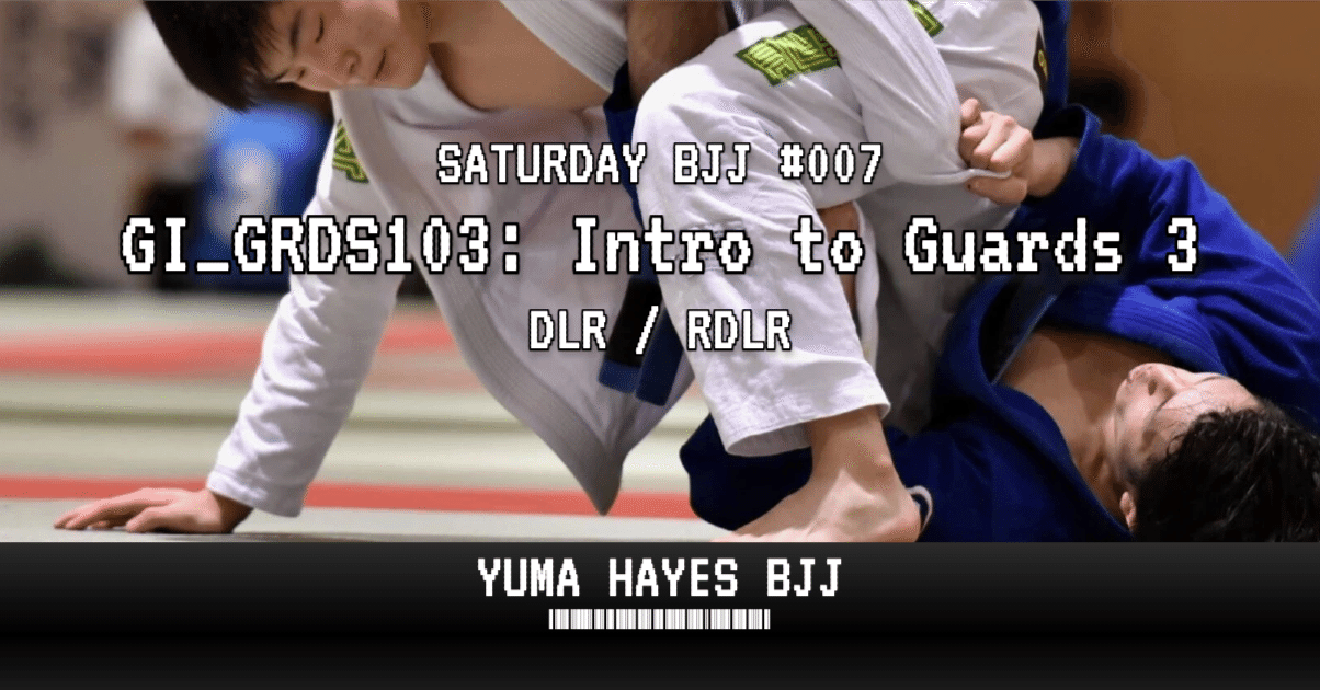 柔術#07】ガード基礎：デラヒーバ系｜Yuma Hayes