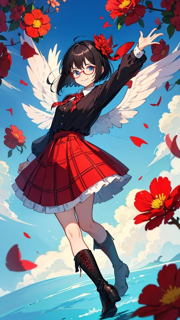 SeaArtのテスト その21｜桔梗の花🇯🇵 도라지🇰🇷