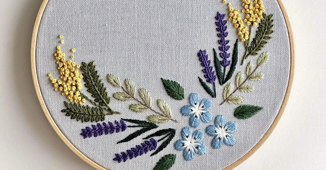 PDF Pattern [Various Spring Colors]｜はなこまち/刺繍作家