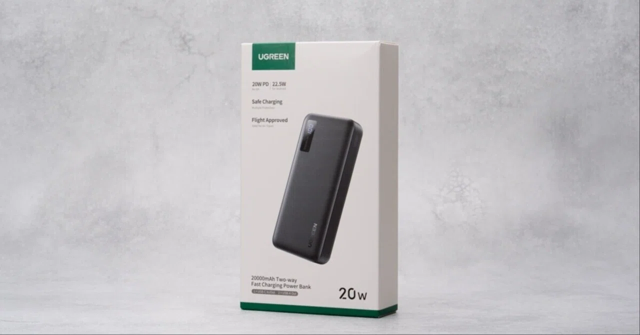 コスパ抜群】UGREENの20000mAhの大容量モバイルバッテリーをレビュー